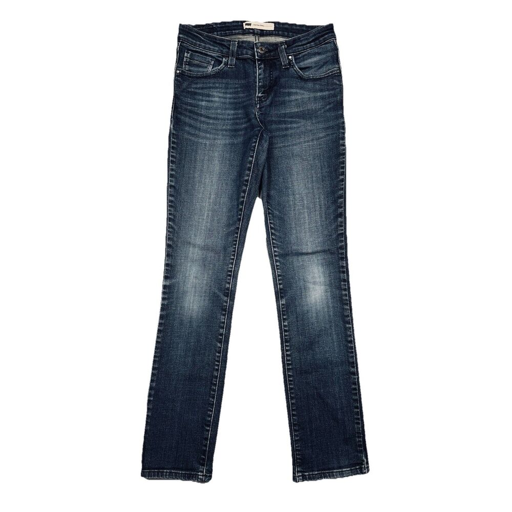 Levis Mid Rise Jeans Womens 2 Blue Skinny Denim Stretch Measures 27 x 29.5